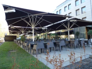 Slunečník SCHATTELLO – velký gastro slunečník pro terasy — фото 14